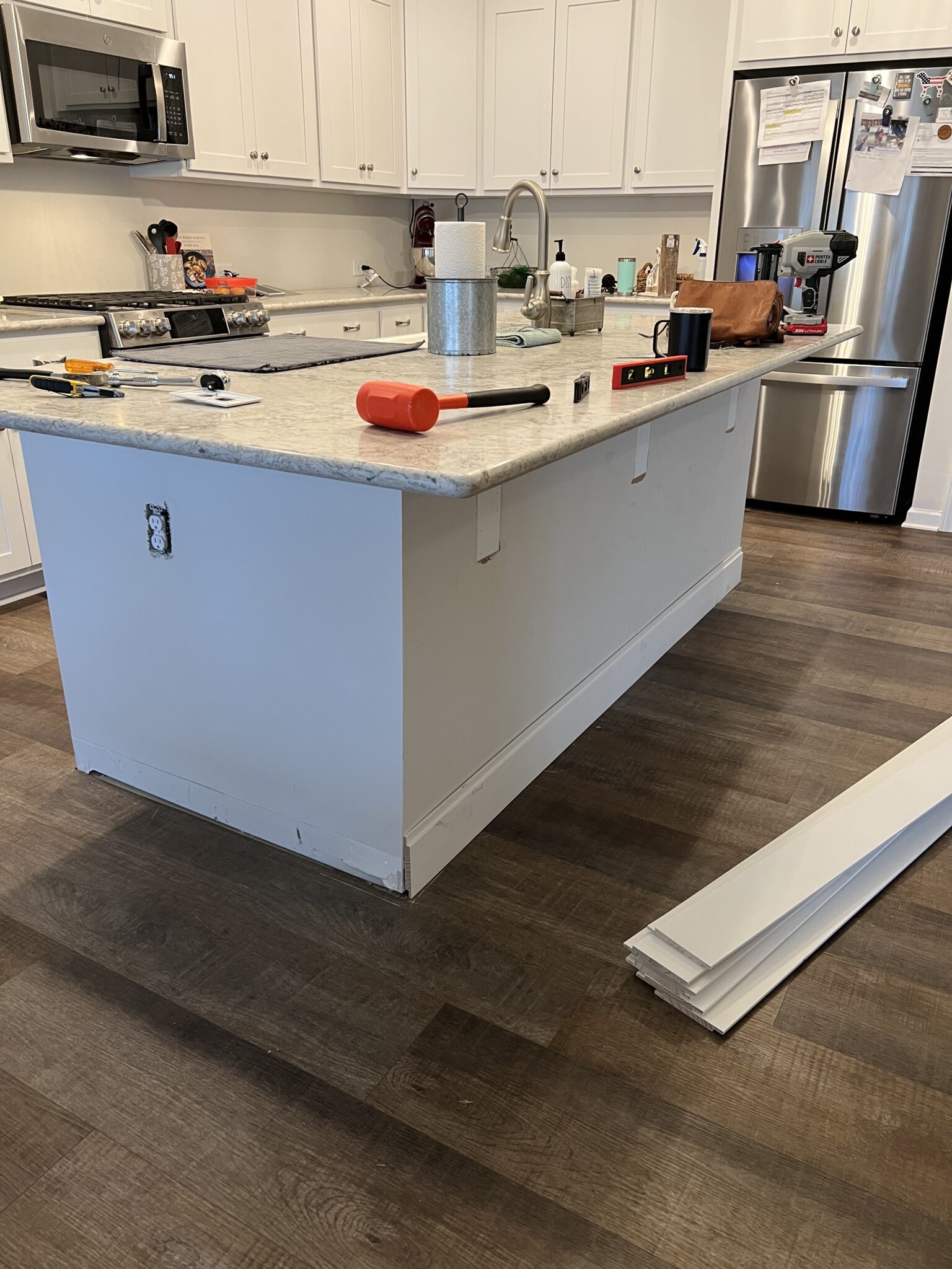 Easy DIY Shiplap Kitchen Island Tutorial Transform Your Space In A   IMG 0947 1536x2048 